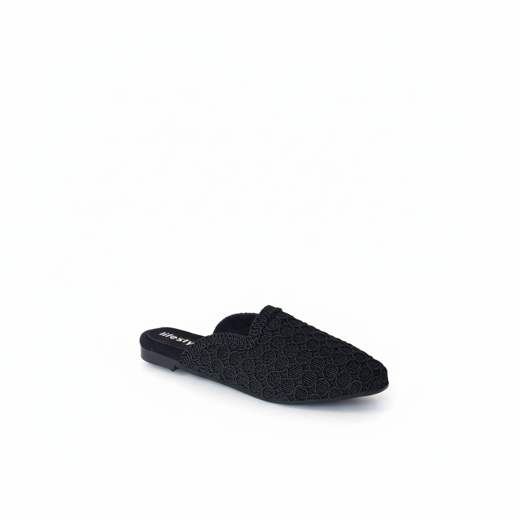 Mule Fabric Flat Elegant SB-25