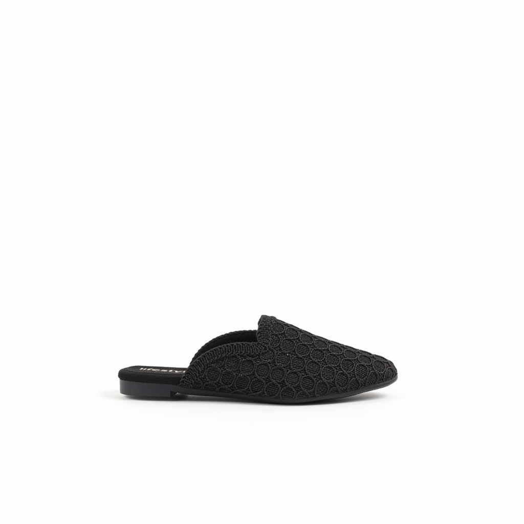 Mule Fabric Flat Elegant SB-25