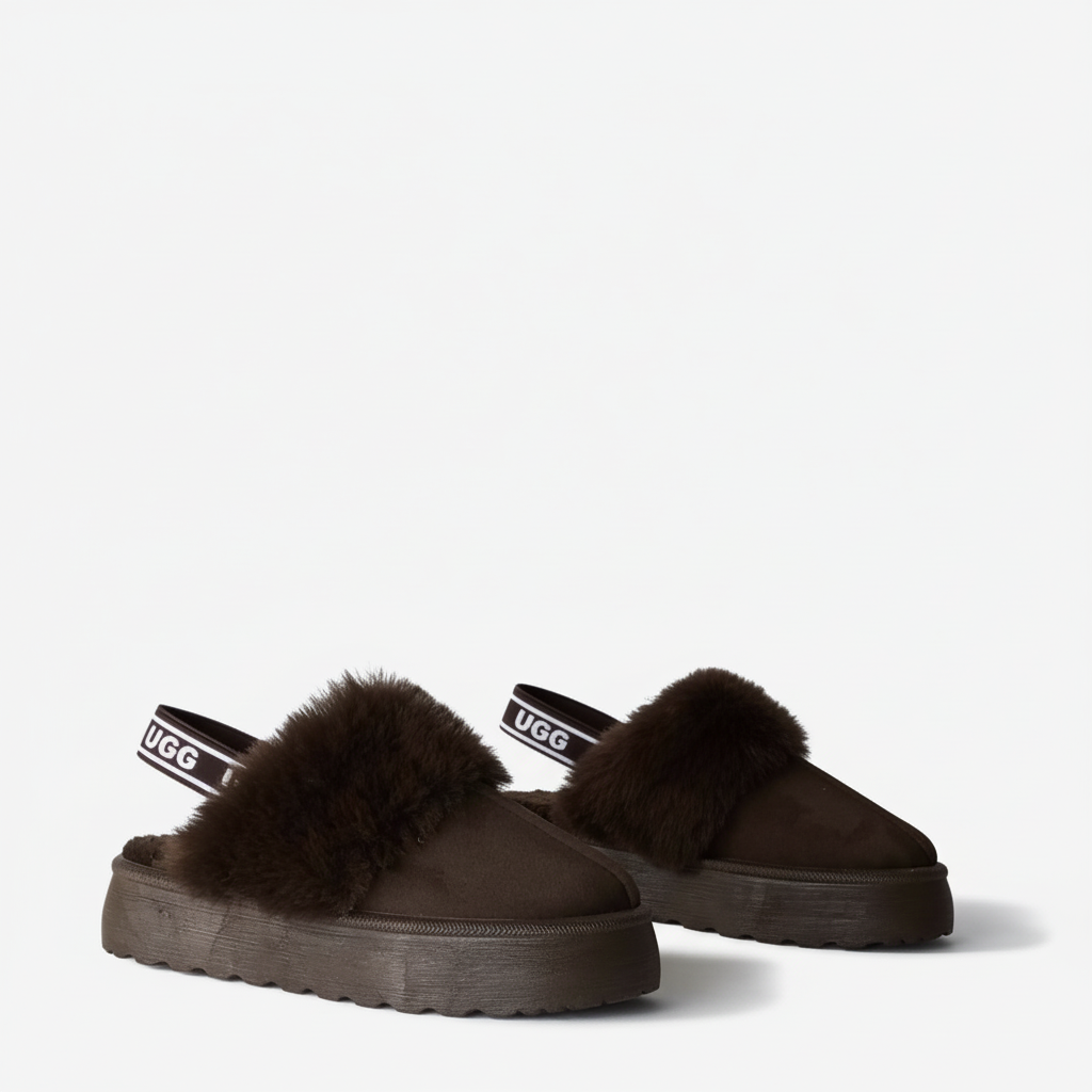 Shoes Suede Elegant Fur AG-1