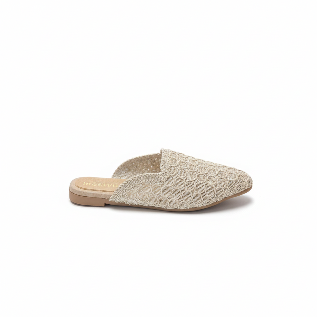 Mule Fabric Flat Elegant SB-25