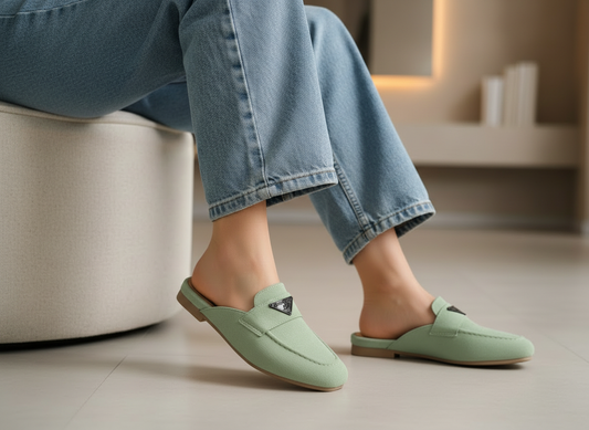 Mule Suede Flat Stylish SB-24