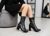 BOOT HEELS LEATHER R-3
