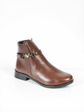 Ankle Boot Leather With Accessories G-50