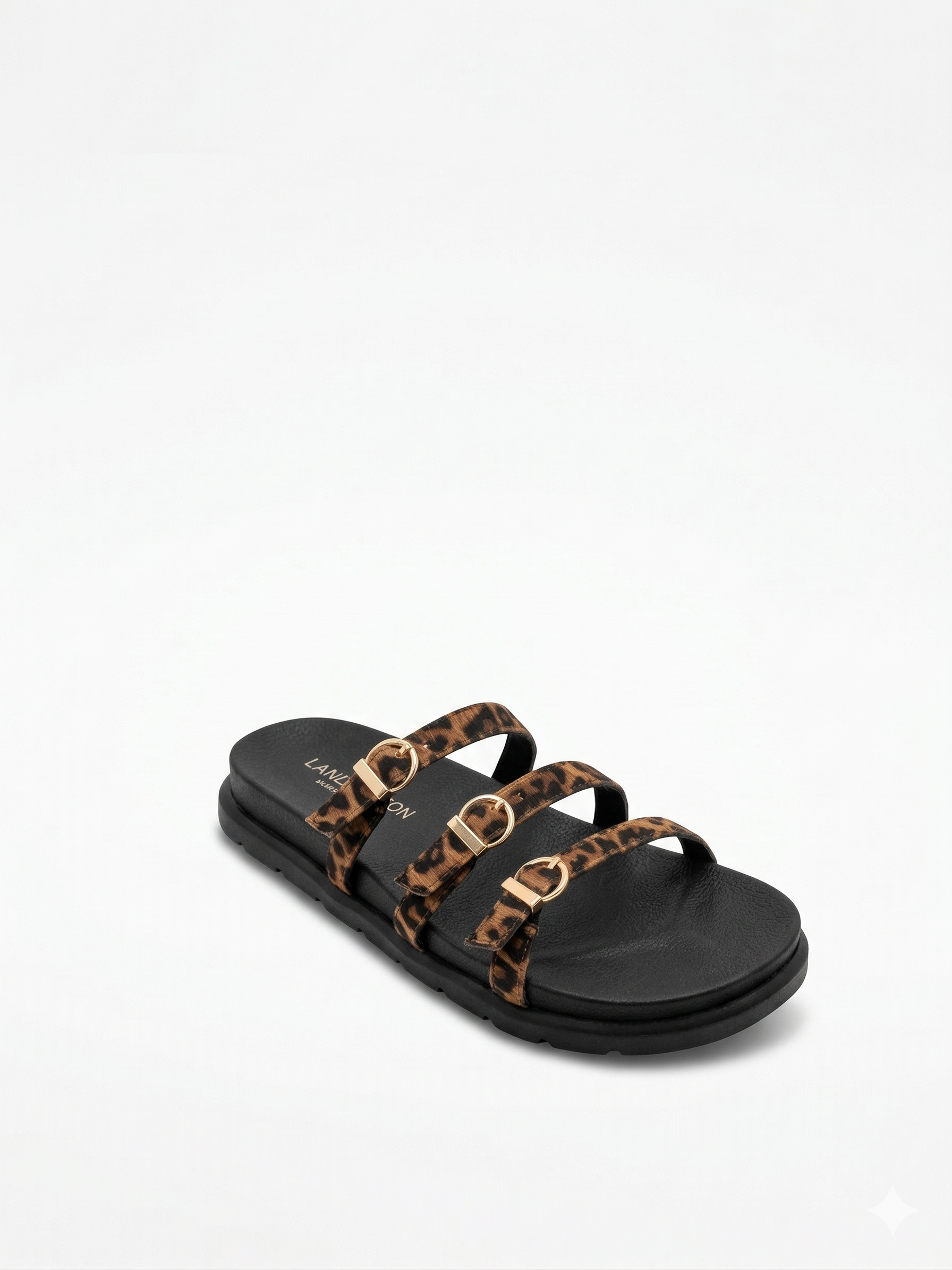 Slipper Flat Leather with Straps - SL-216