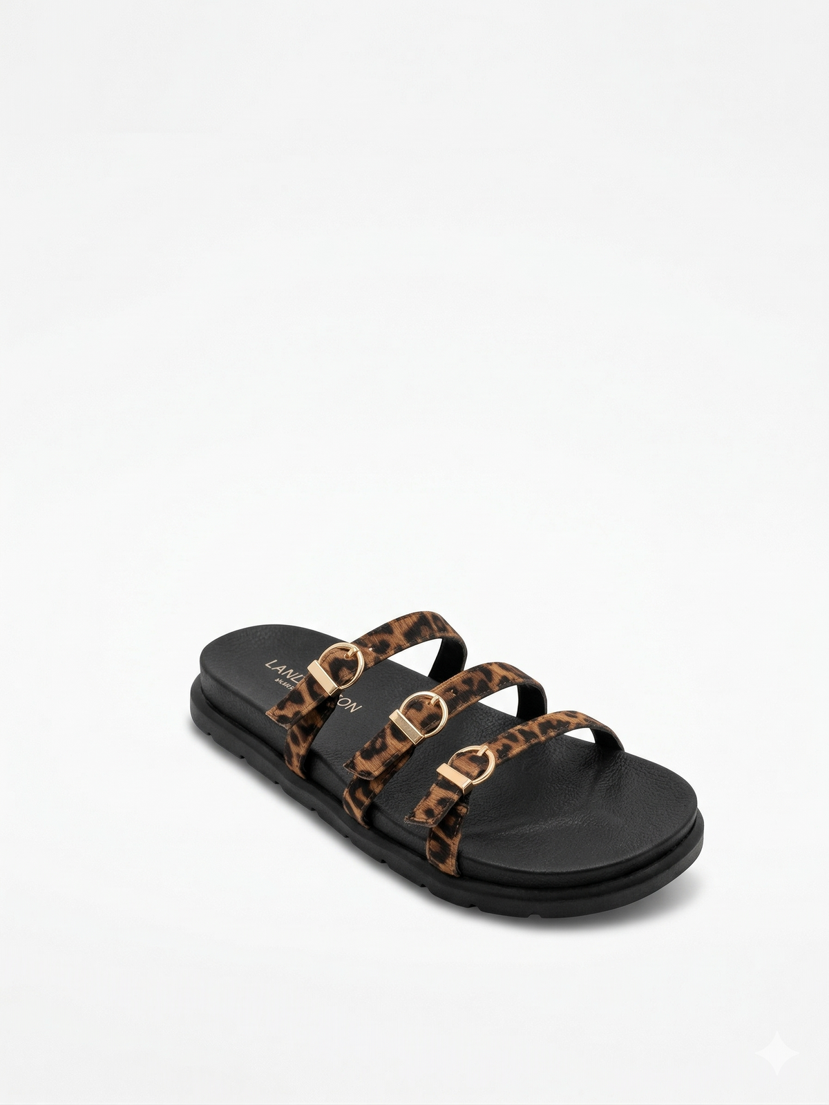 Slipper Flat Leather with Straps - SL-216