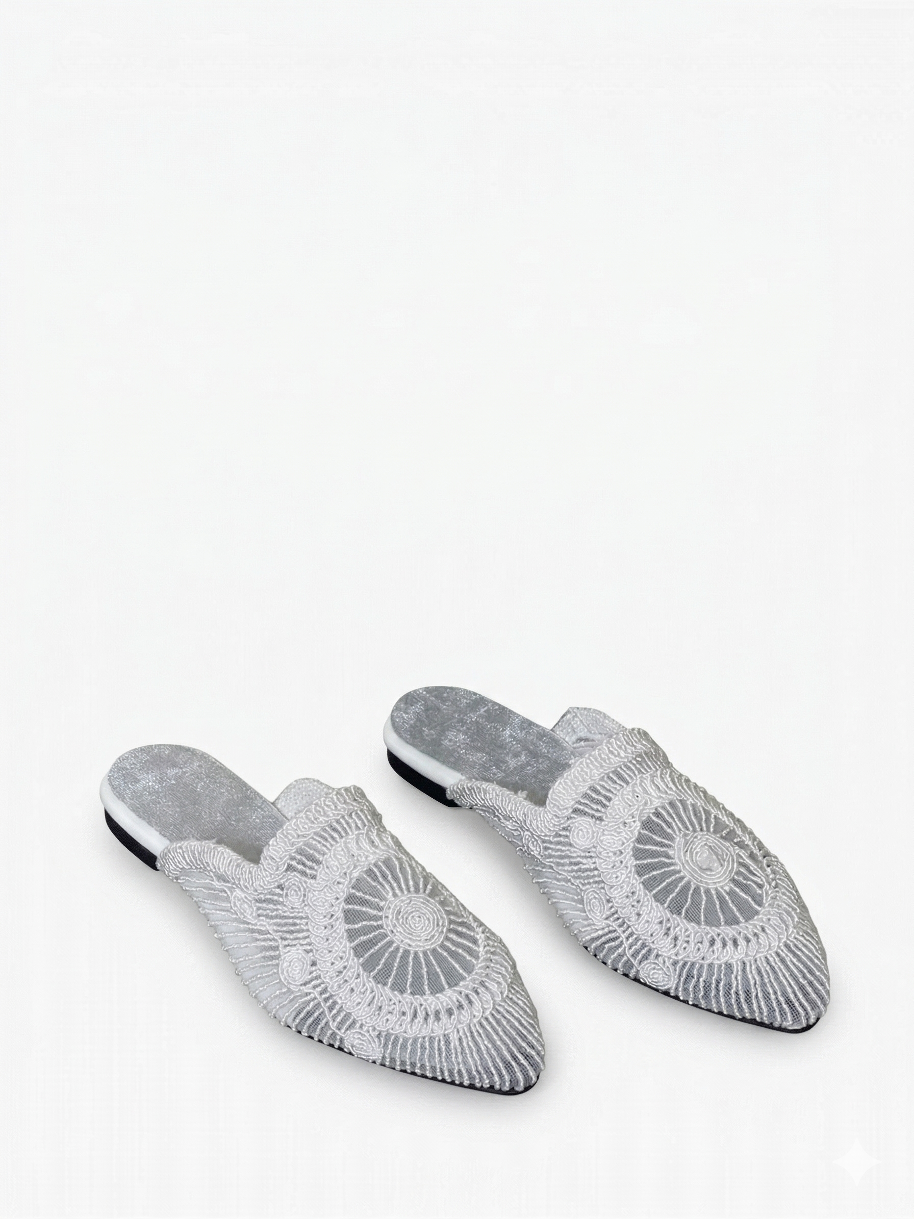 Mules Flat Fabric Distinctive SB-703