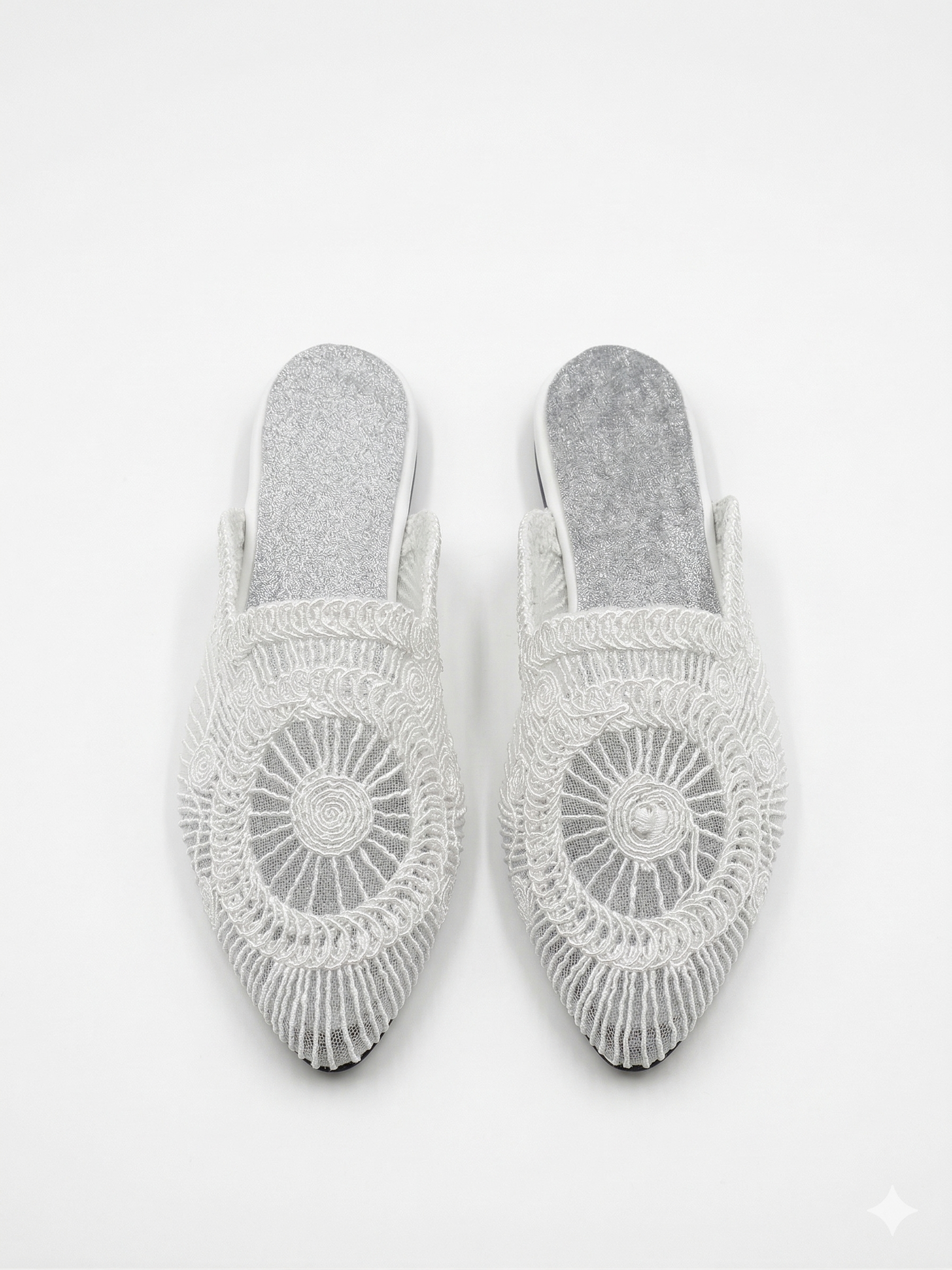 Mules Flat Fabric Distinctive SB-703