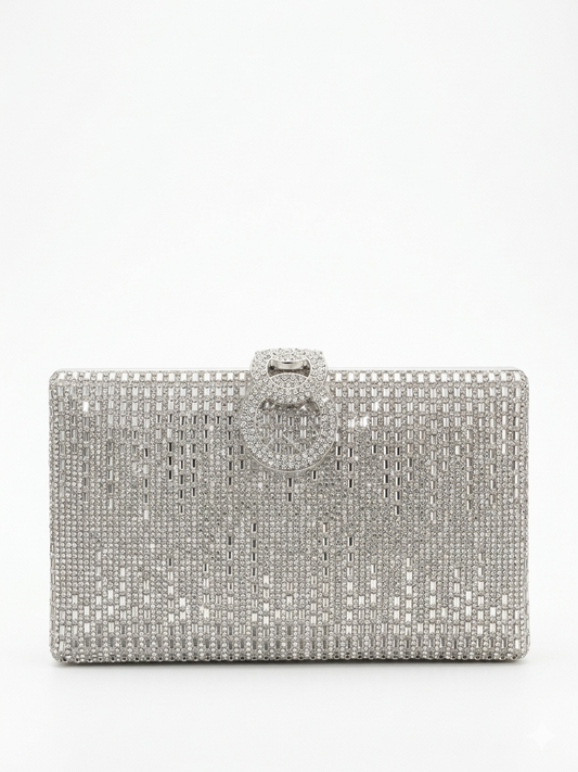 crossbody evening bag Charmingly elegant with a circular lock ZS-9