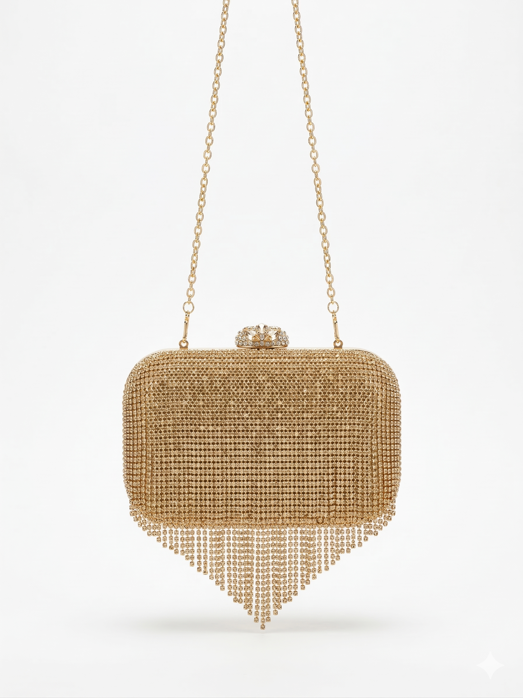 crossbody evening bag with cascading waterfall design ZS-8