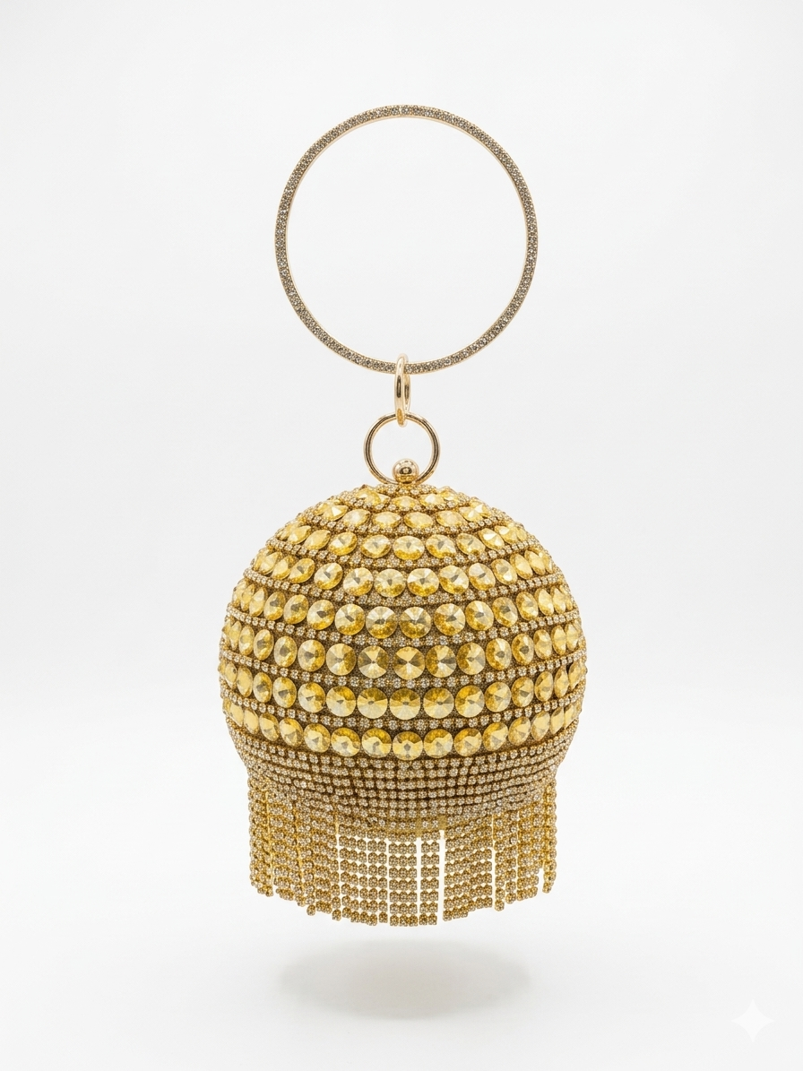 Crossbody evening bag Round shape ZS-2