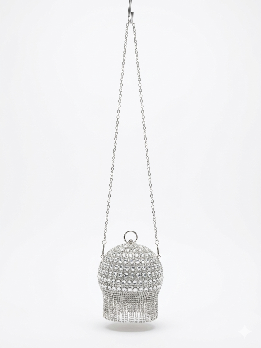 Crossbody evening bag Round shape ZS-2