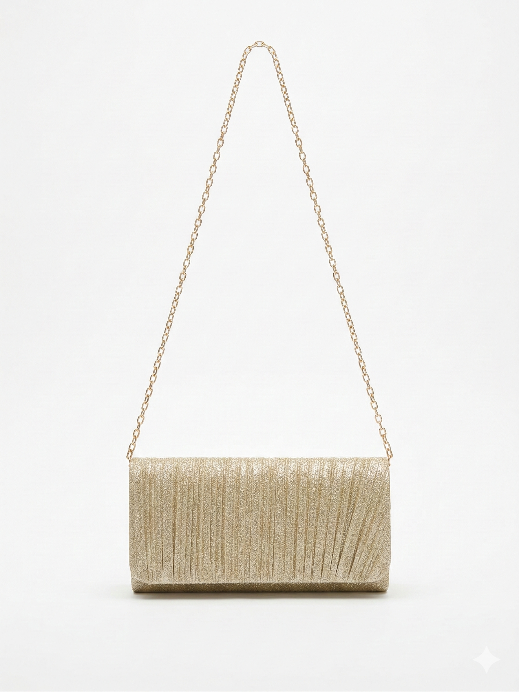 crossbody evening bag Pleated Design ZS-10