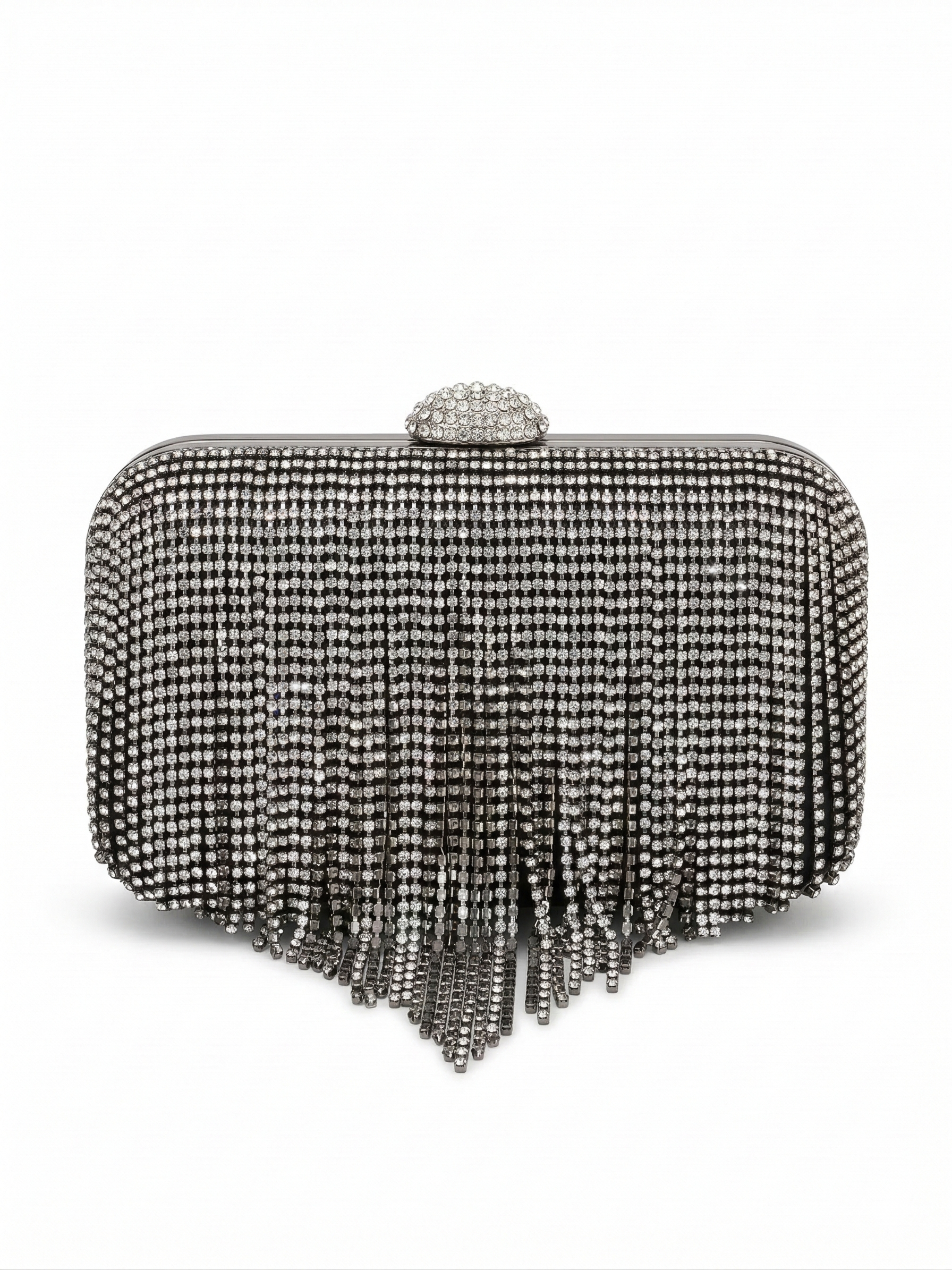 crossbody evening bag with cascading waterfall design ZS-8