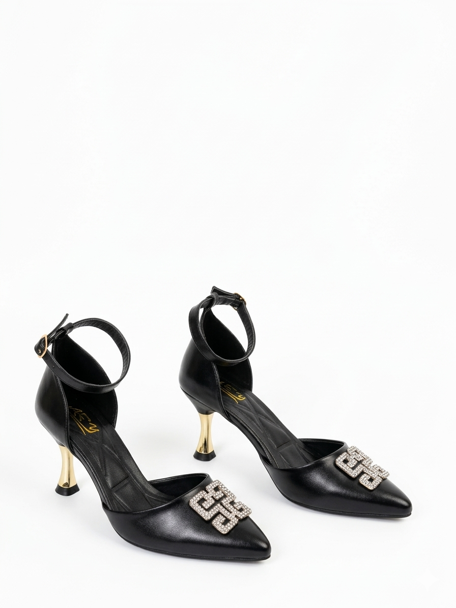 Shoes Heels Leather Classic F-619