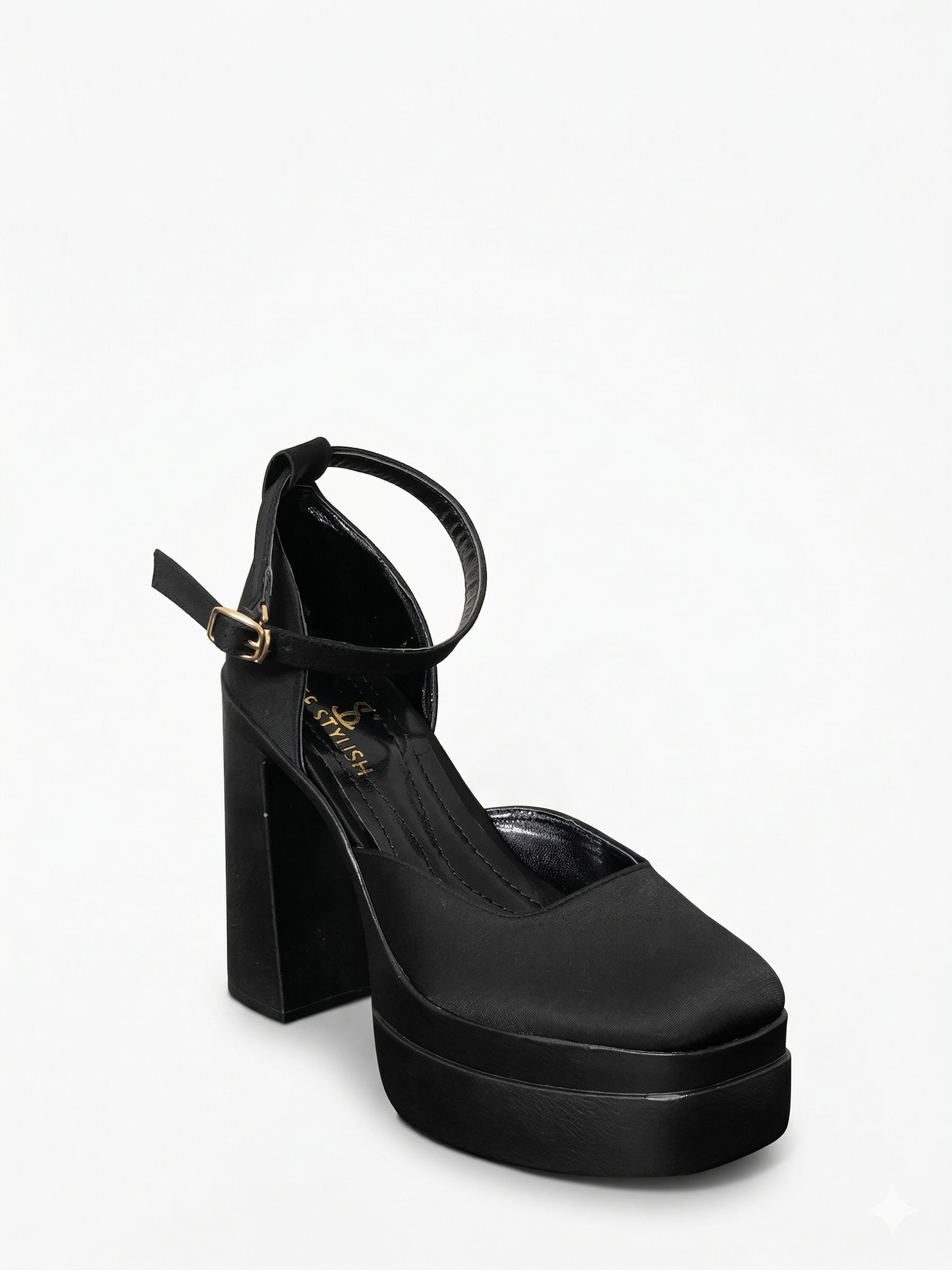 Shoes High Heel Satin H-14