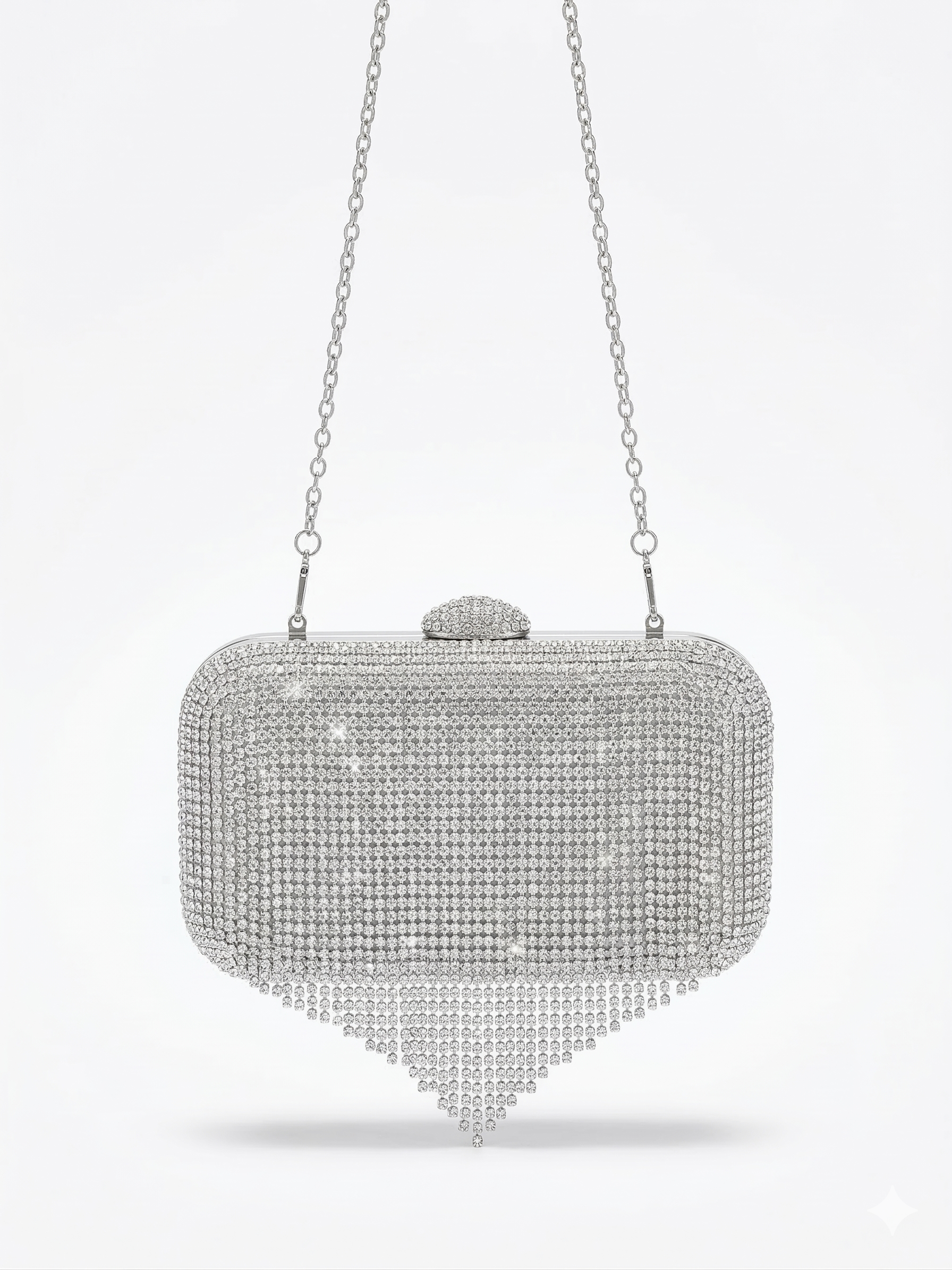 crossbody evening bag with cascading waterfall design ZS-8