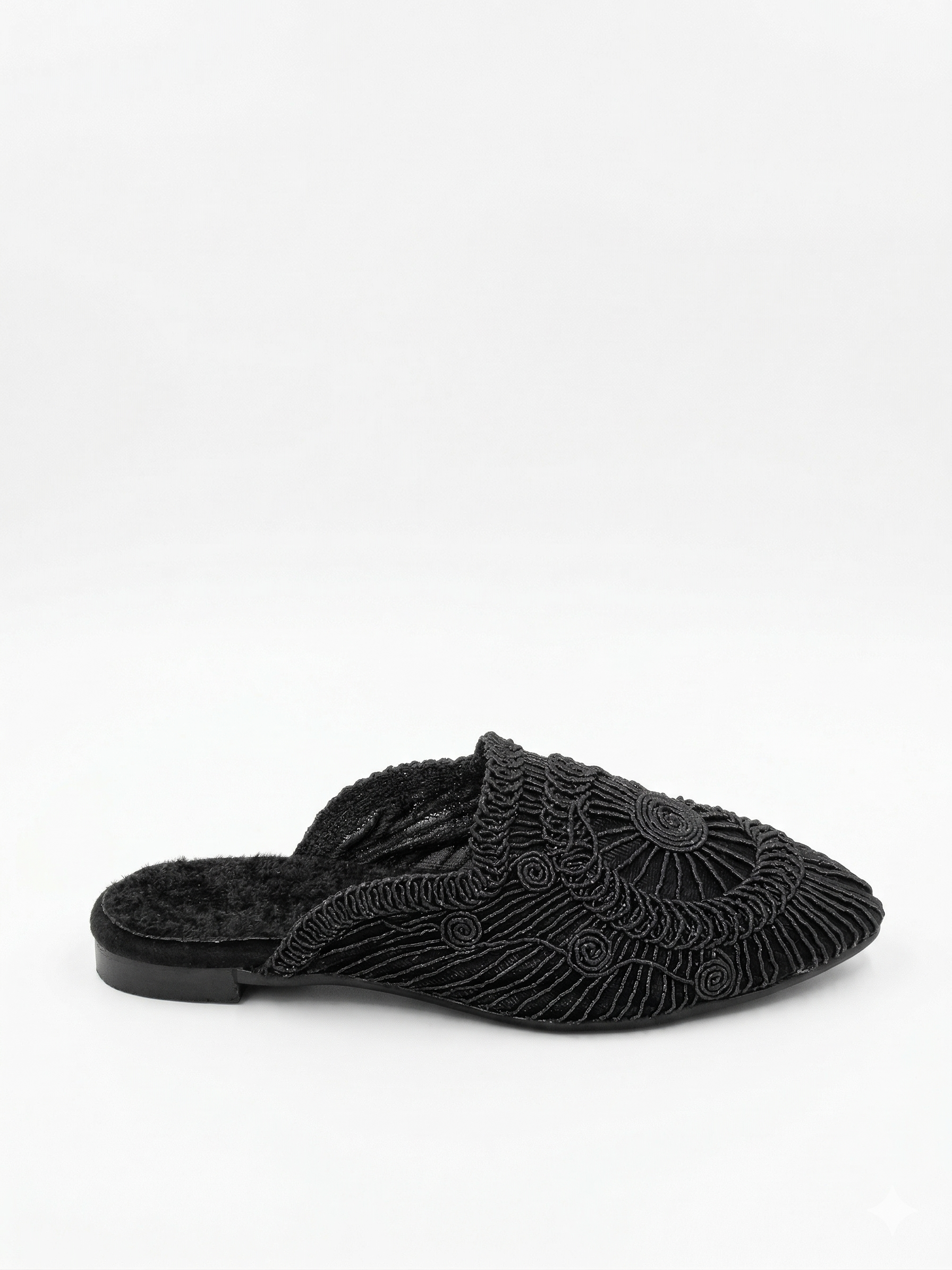 Mules Flat Fabric Distinctive SB-703