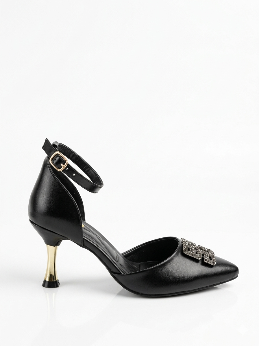 Shoes Heels Leather Classic F-619