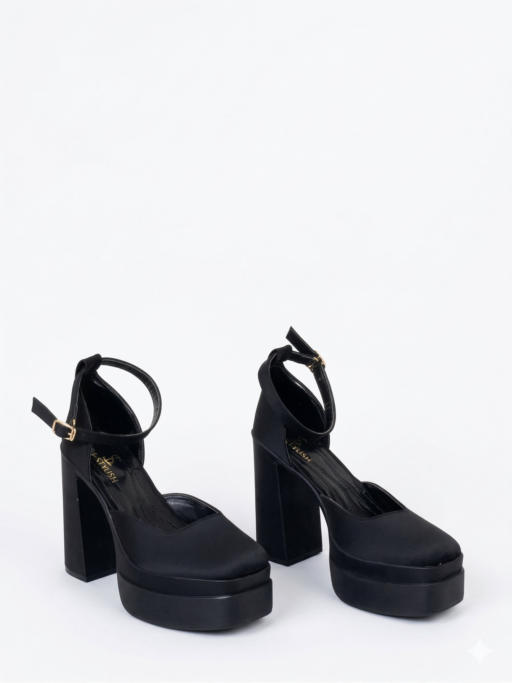 Shoes High Heel Satin H-14