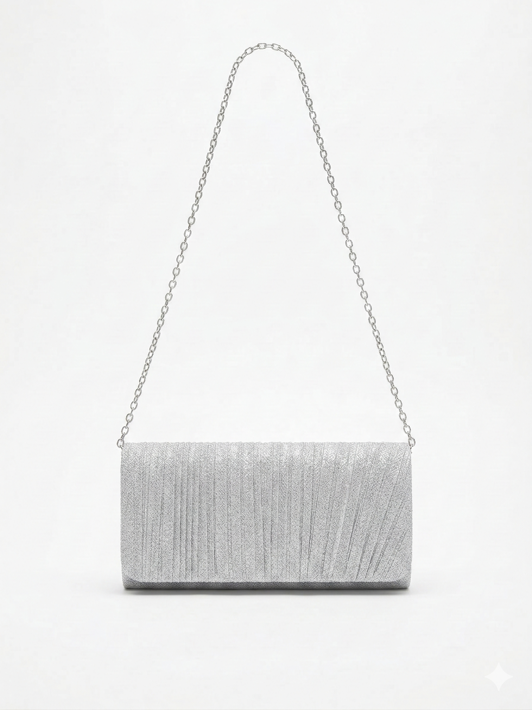 crossbody evening bag Pleated Design ZS-10