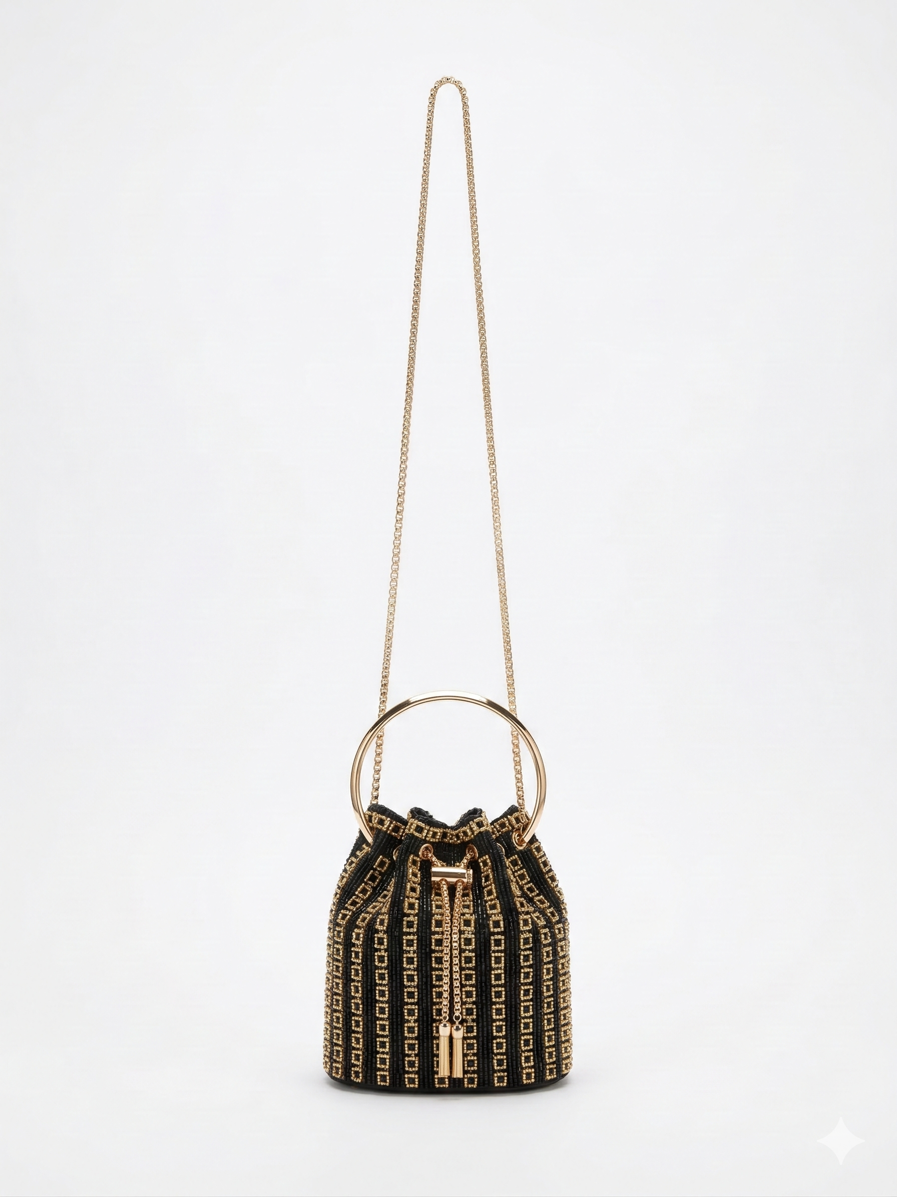 Crossbody evening bag Drawstring ZS-3