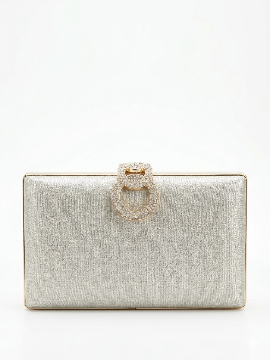 crossbody evening bag Charmingly elegant with a circular lock ZS-9