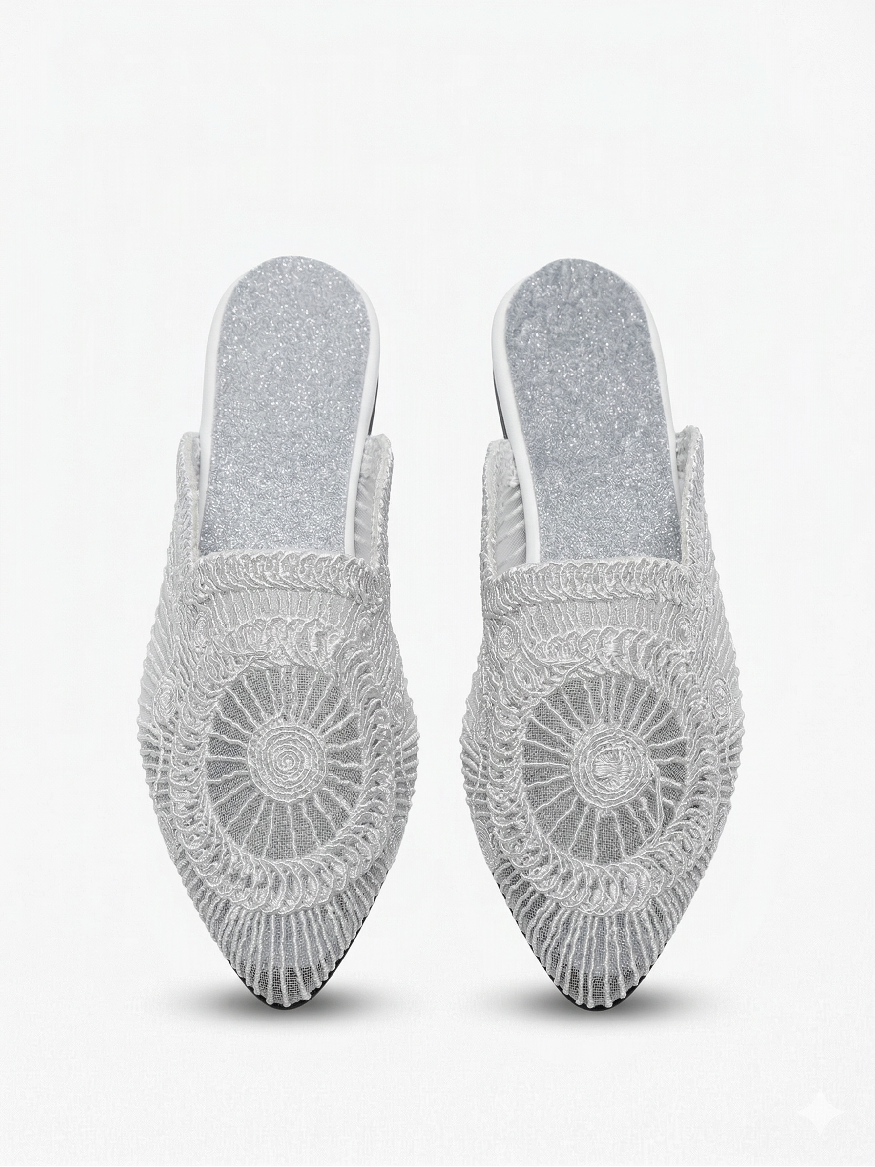 Mules Flat Fabric Distinctive SB-703