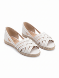 Sandal Flat Leather With Straps SF-57
