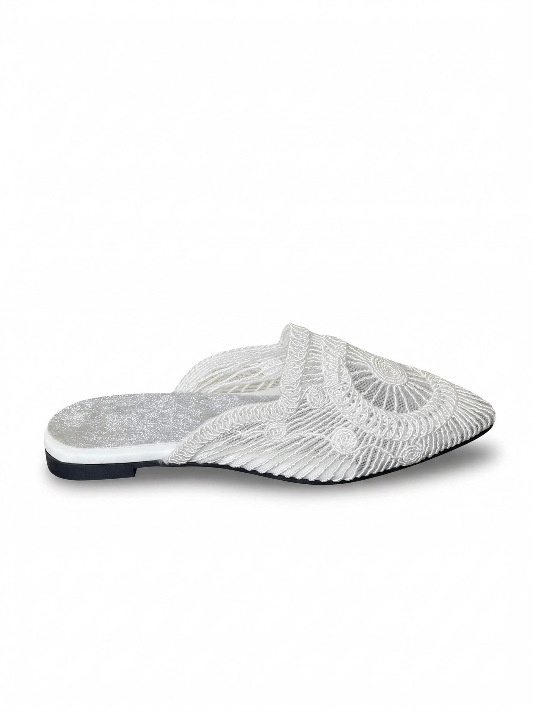 Mules Flat Fabric Distinctive SB-703