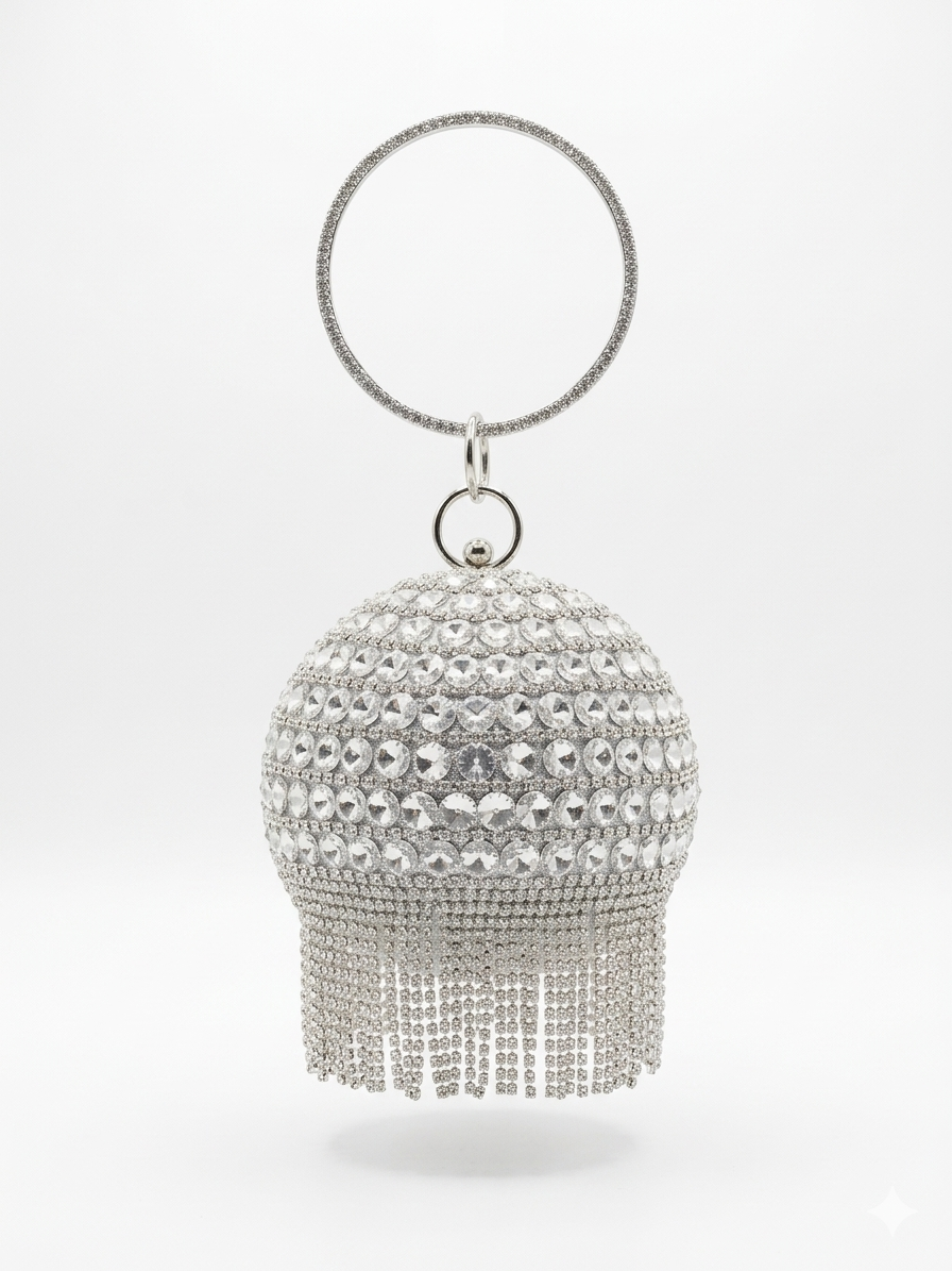 Crossbody evening bag Round shape ZS-2