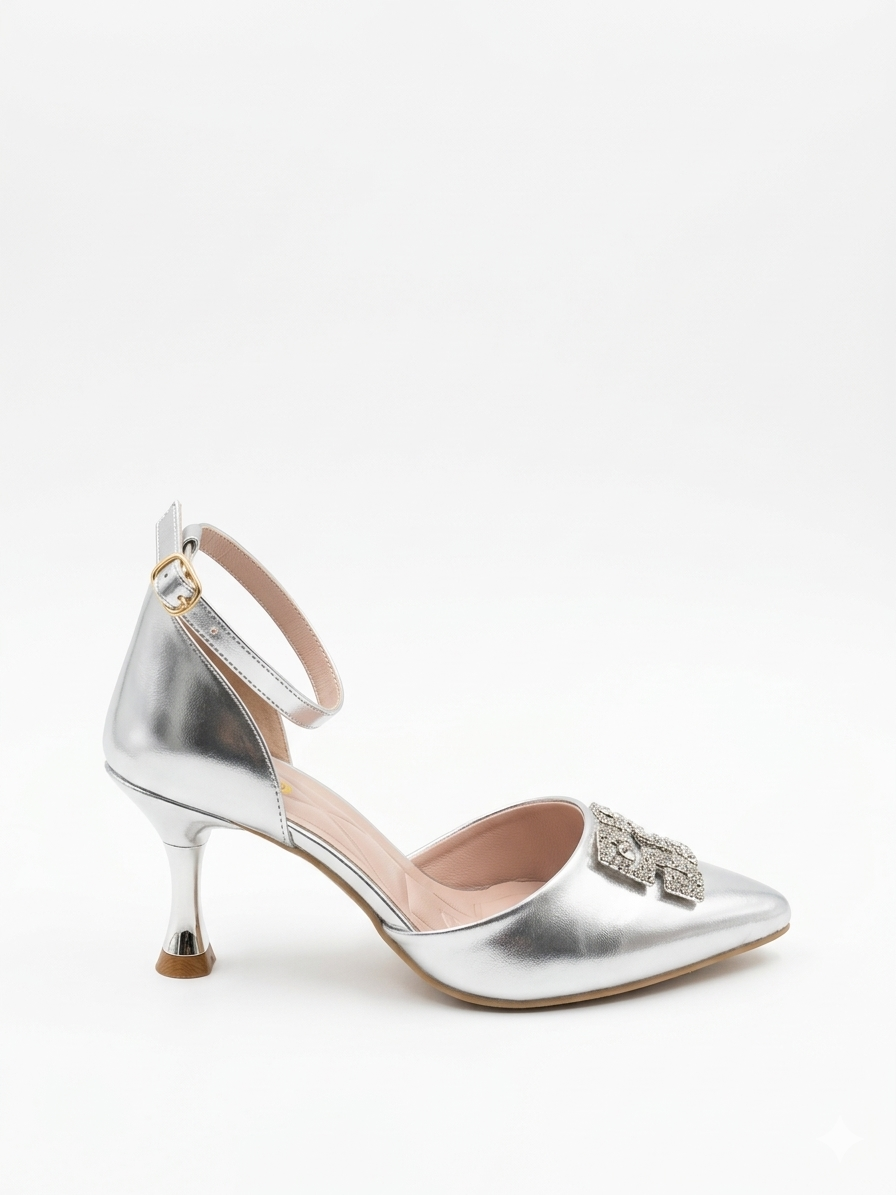 Shoes Heels Leather Classic F-619