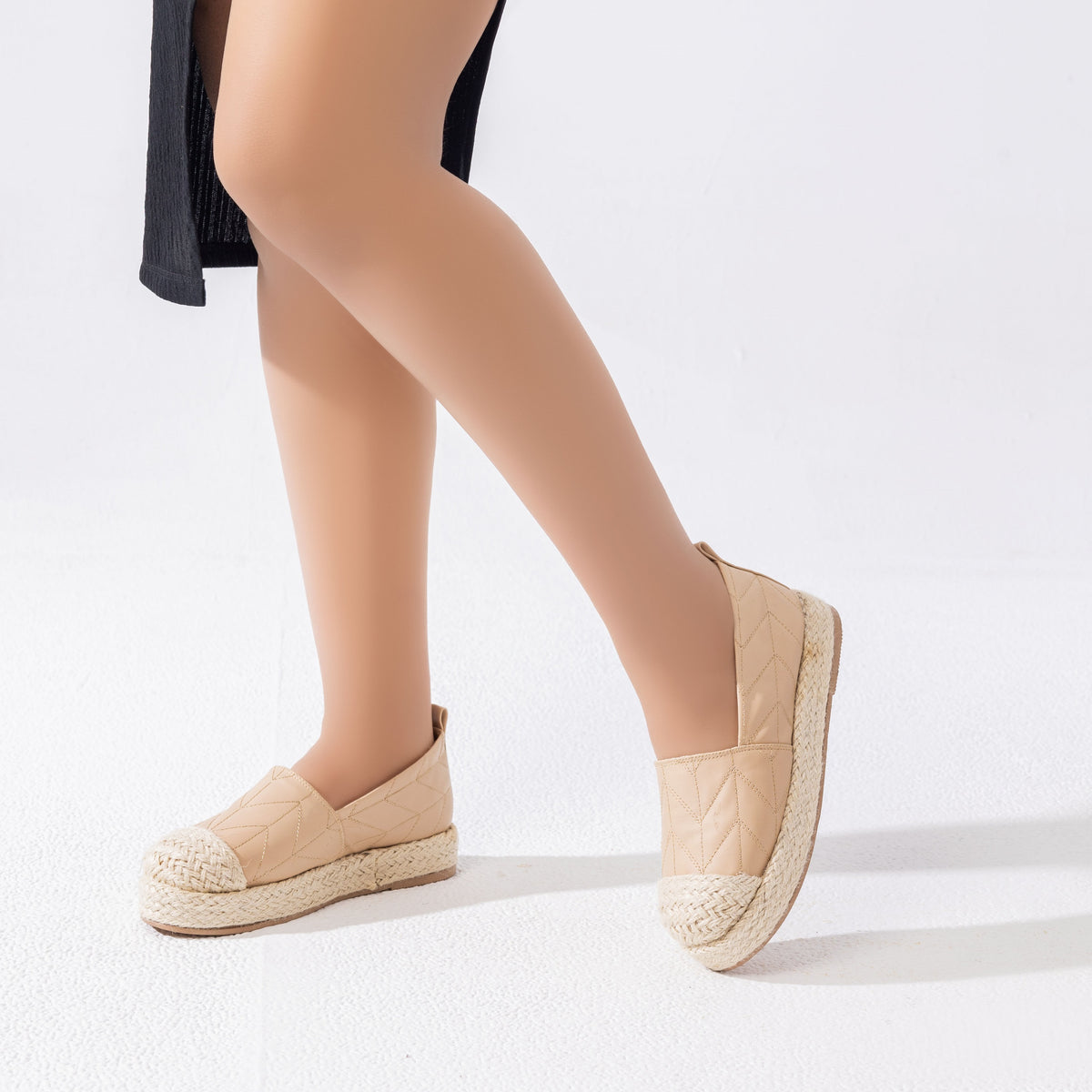 Ballerina Leather With Burlap BN-10