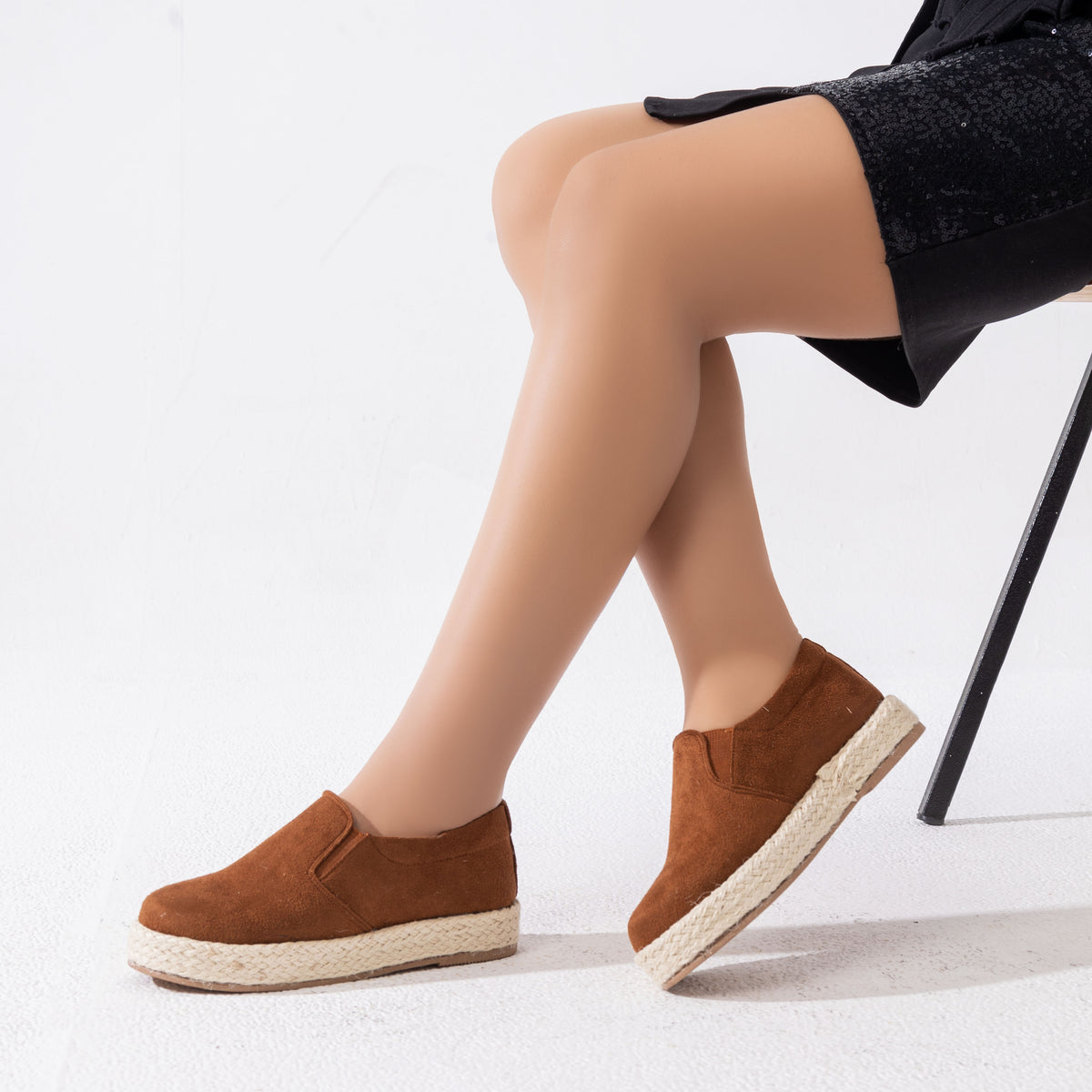 Ballerina Suede With Burlap BN-9
