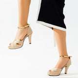 Sandal Heel Suede Material SN-611