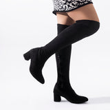 Long Boot Mid Heels LB-3