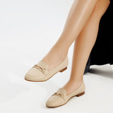 Ballerina Flat Leather Easy To Wear BN-503