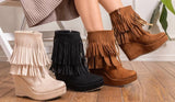 BOOT Mid HEELS SUEDE - BW-12