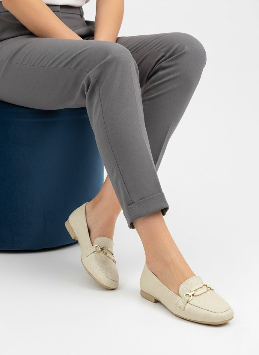 Ballareina Flat Leather With Acceroies BN-510