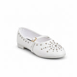 Ballerina Leather Emroided With Buckle BF-817