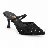 Shoes Heels Dentelle With Print Flower F-625