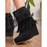 BOOT Mid HEELS SUEDE - BW-12