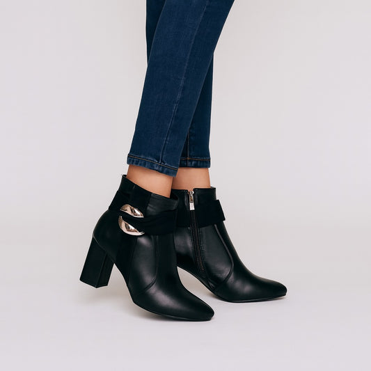 BOOT HEELS LEATHER  -R-4