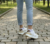 Sneakers Flat Leather Stylish KO-106