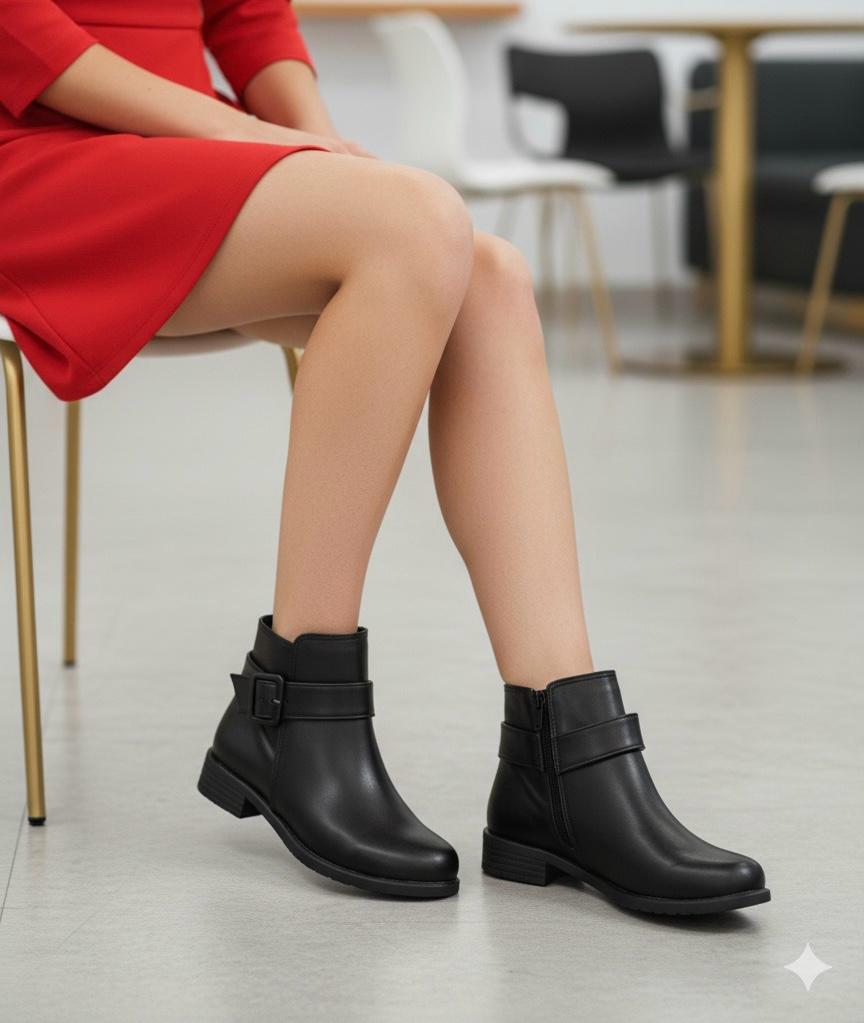 BOOT FLATS LEATHER - G-16
