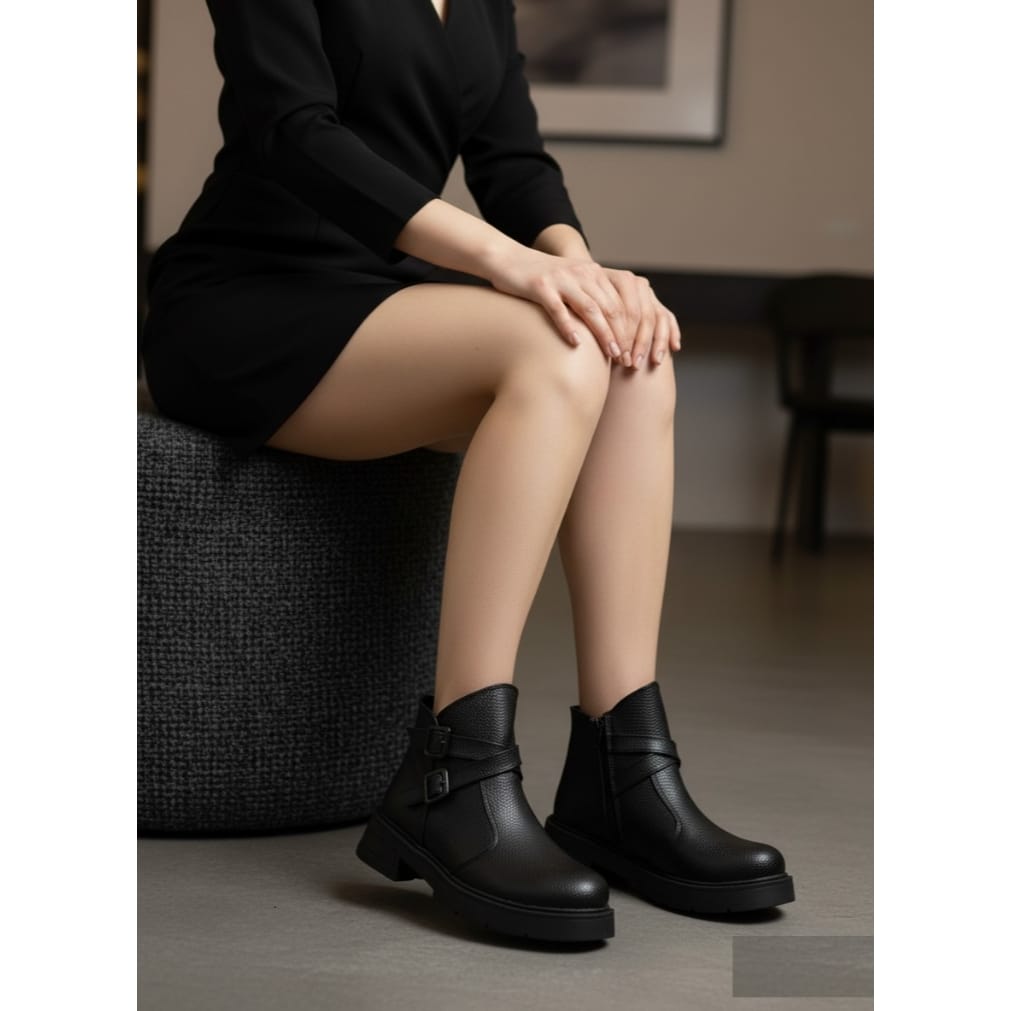 Ankle Boot Leather Elegant G-59