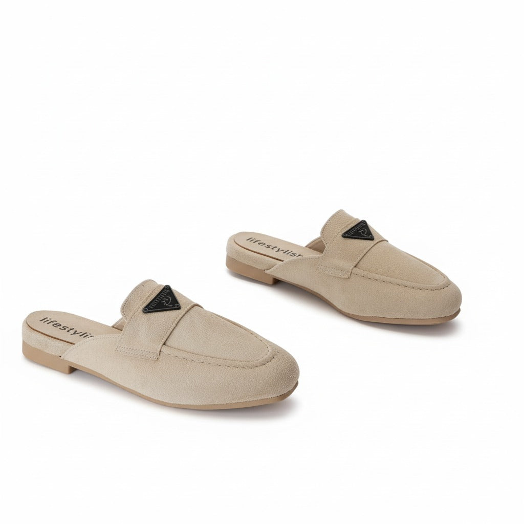 Mule Suede Flat Stylish SB-24