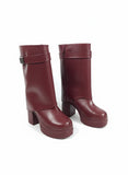 Long Boot High Heel Leather Elegant LB-49