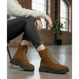 Ankle Boot Leather With Rope E-101