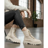 Ankle Boot Leather With Rope E-101