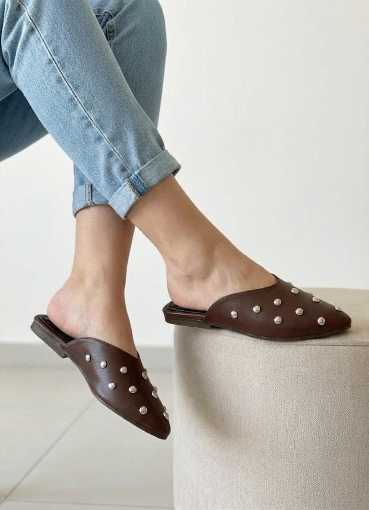 Mules Leather Elegant SB-700